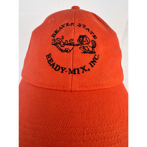 Beaver State Ready Mix Baseball Hat Men's One-size Orange Vintage Cap Oregon